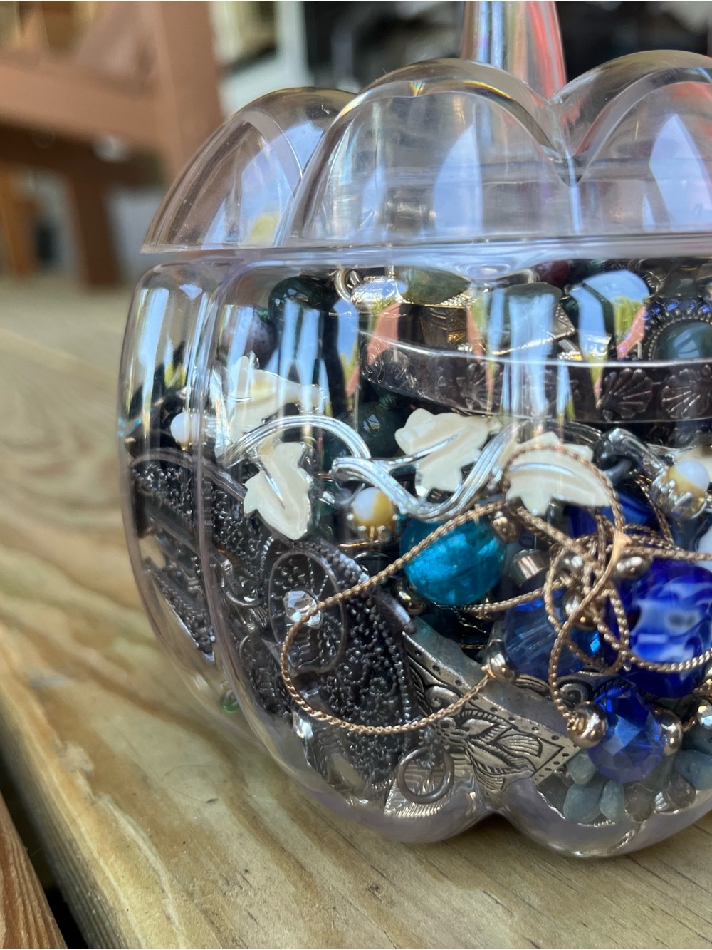 Nature/Earthy inspired Jewelry jar - Picture 4 of 5